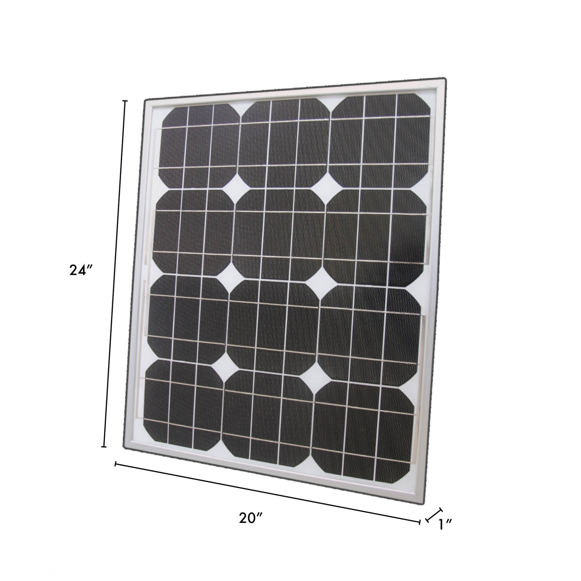 Monocrystalline 40 Watt Solar Panel